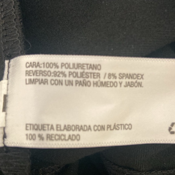 Wild Fable wide leg faux leather pants with slit - Picture 9 of 16